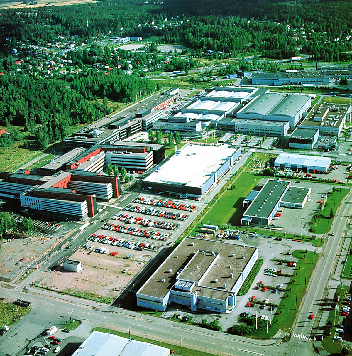 Nokian teollisuusalue Salossa