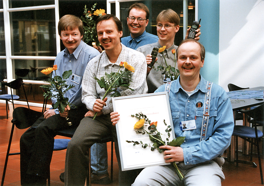 Insinöörityöpalkinto 1998 - palkitut henkilöt